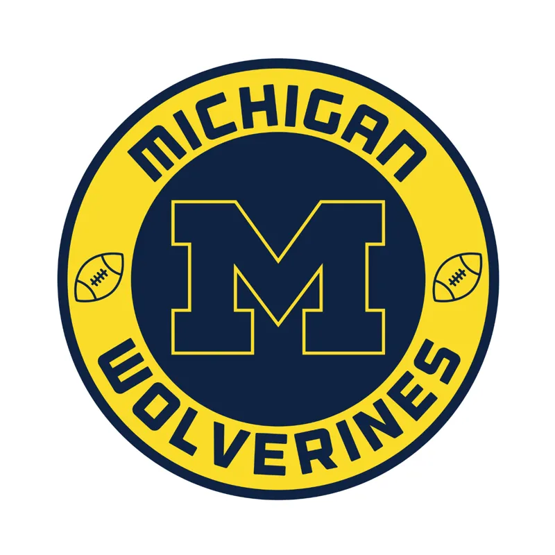 Michigan Wolverines Coaster 2mm