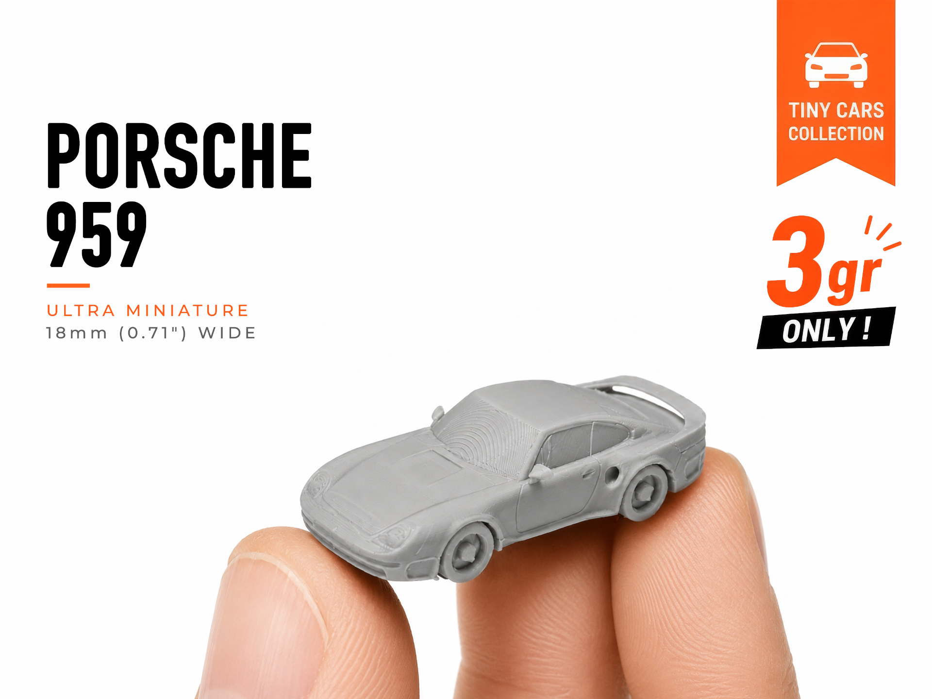 Tiny Porsche 959 - Mini Cars Series