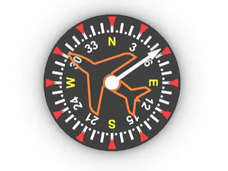 Compass Wall Clock by xaviferrer1 - MakerWorld
