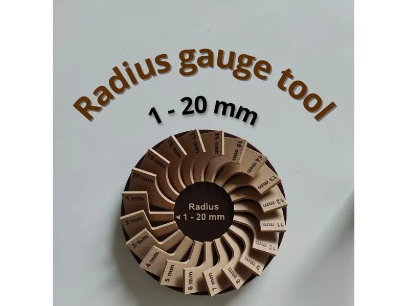 Precision Radius Ring Gauge Set | 1-20mm