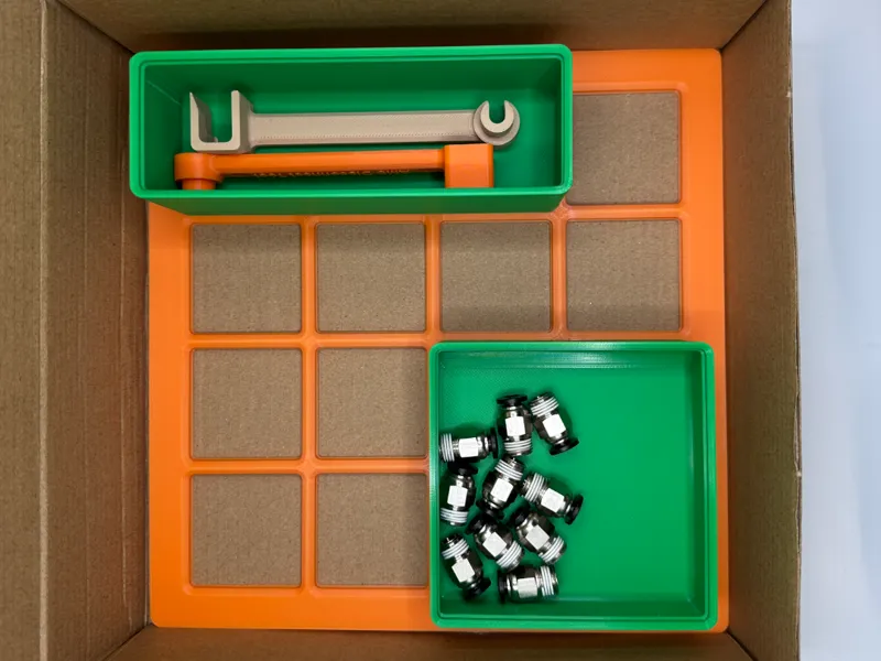 Gridfinity Baseplate for Bambu Labs Filament Box
