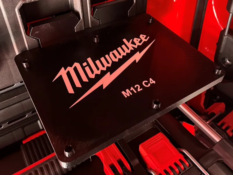 Milwaukee M12C4 packout adapter