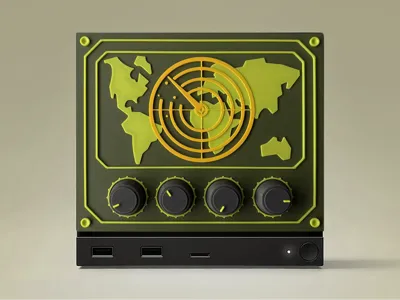 Steam Machine Radar Face Plate
