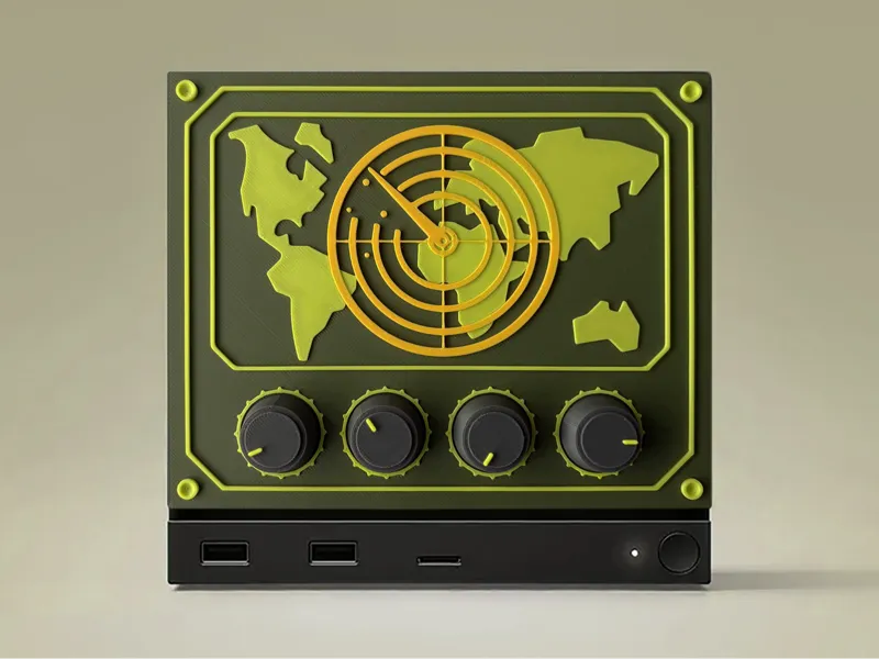 Steam Machine Radar Face Plate