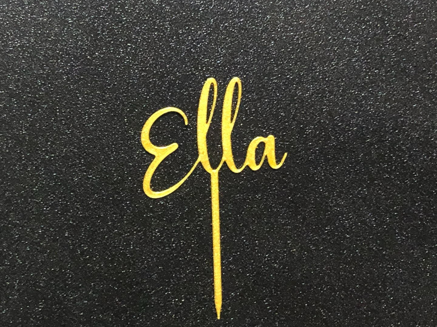 Ella cake topper