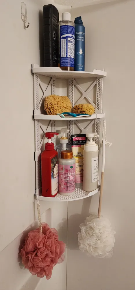 Shower Corner Shelf - Modular - No Supports - Free 3D Print Model ...