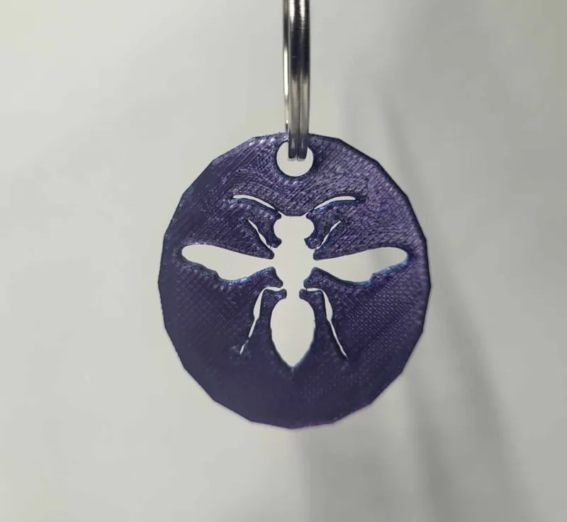 Wasp keychain