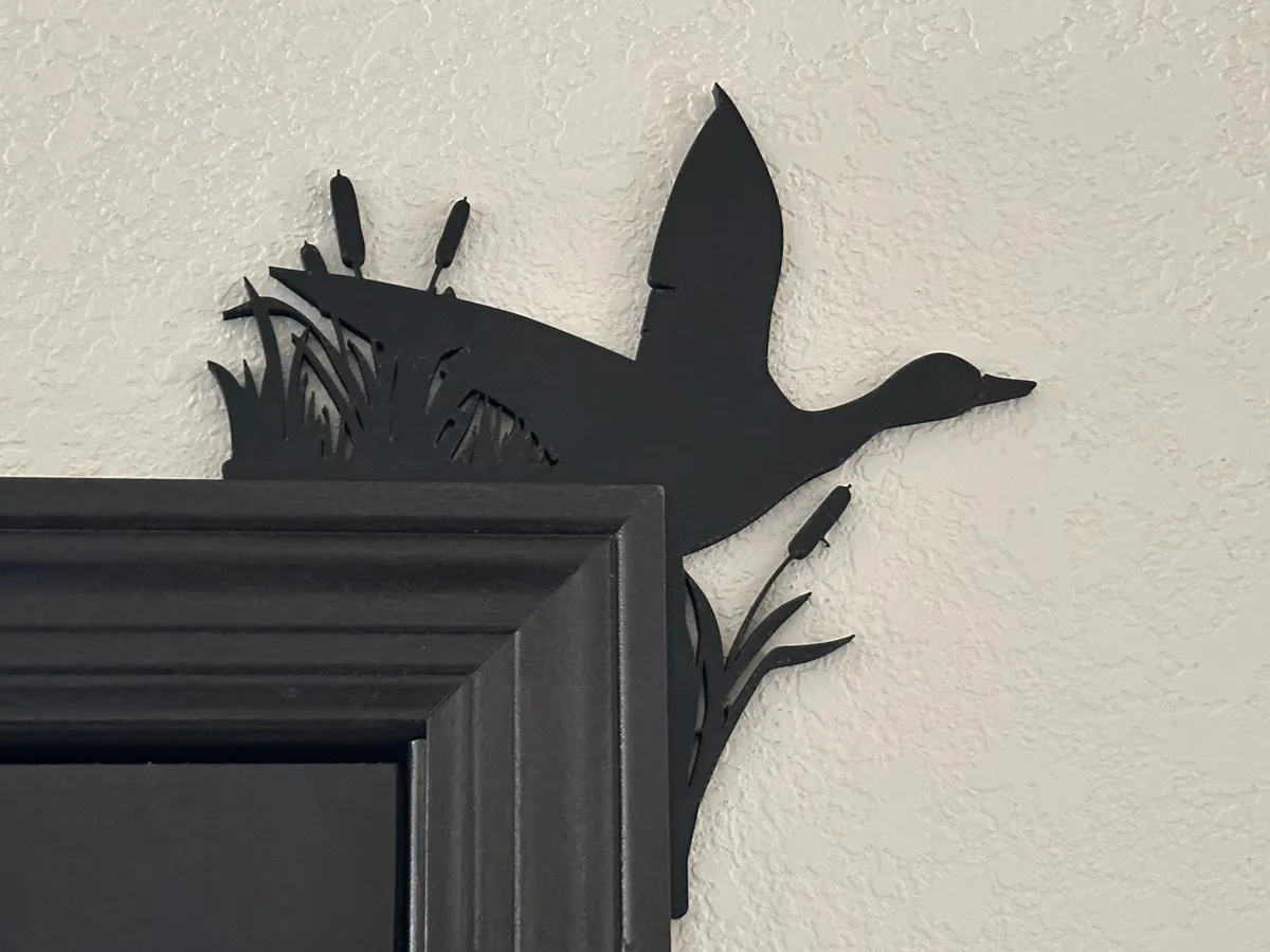 Coin de porte décoratif canard