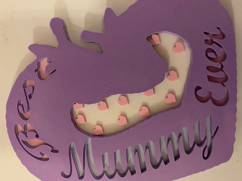 Giraffe Best Mummy Ever Plaque