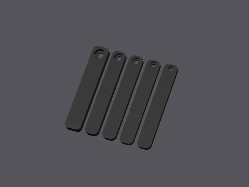 Tool for easy nut installation - M1.6, M2, M2.5, M3 and M4 (DIN934)