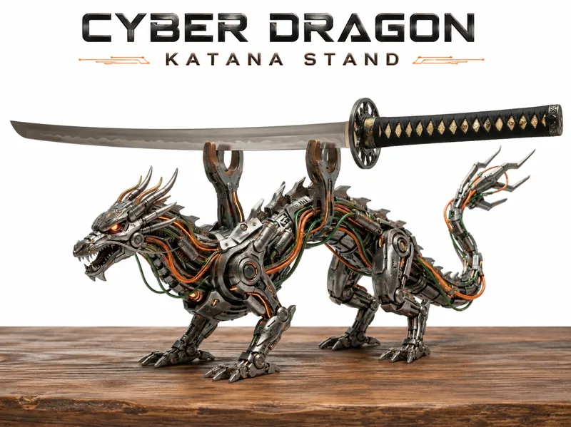 CYBER DRAGON KATANA STAND 