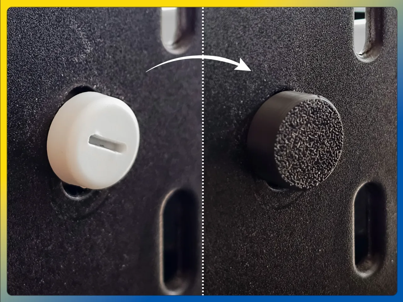 Screw Cover for IKEA Skadis view 2