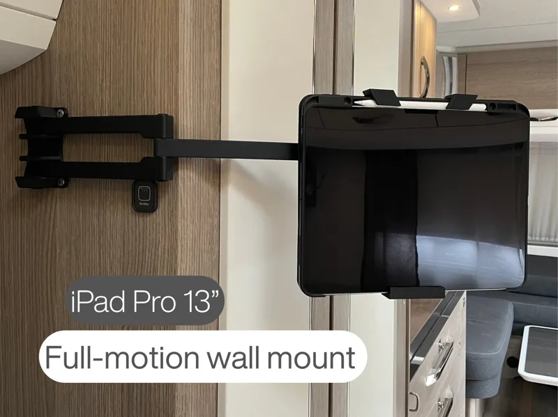 Full-motion wall mount for iPad Pro 13"