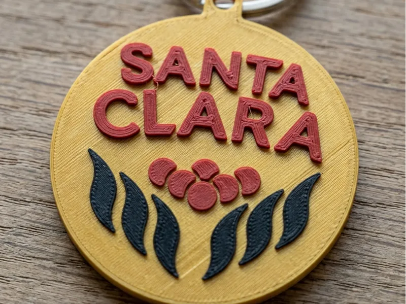 Santa clara chaveirinho