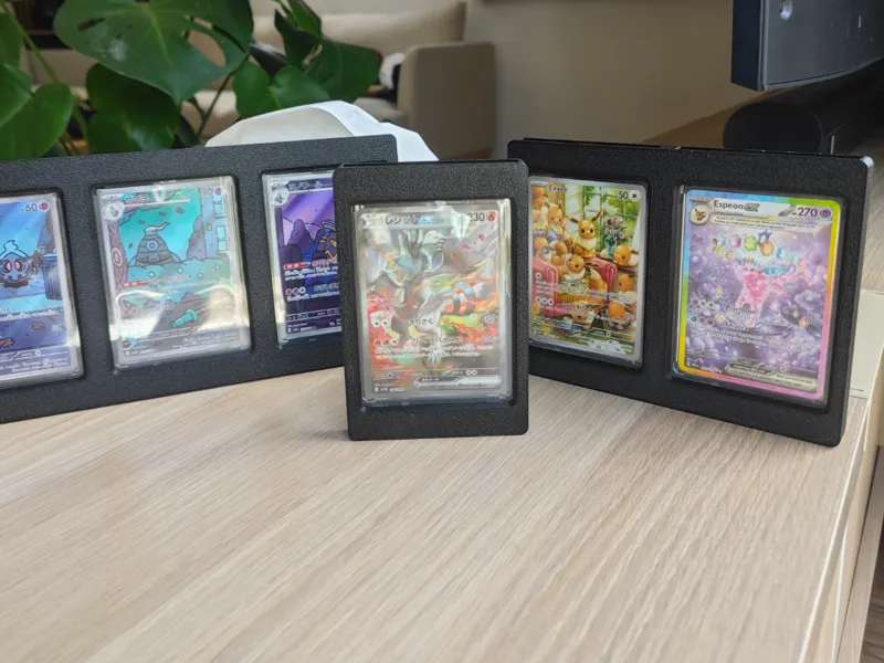 magnetic tcg card holder frame - 1, 2 and 3 slots