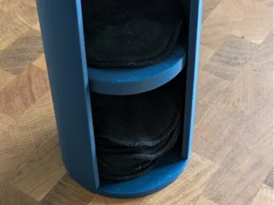 Parametric cotton pad holder