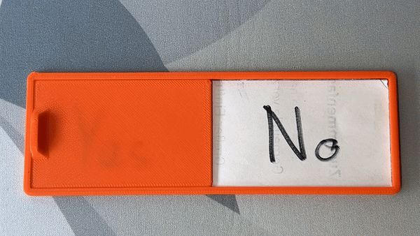 Sliding label