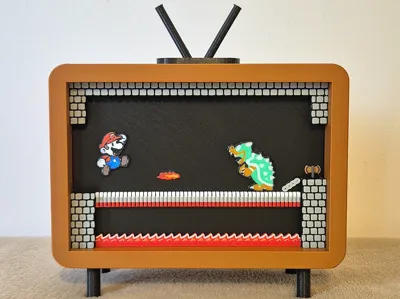 Super Mario Bros Bowser Castle / Retro Television