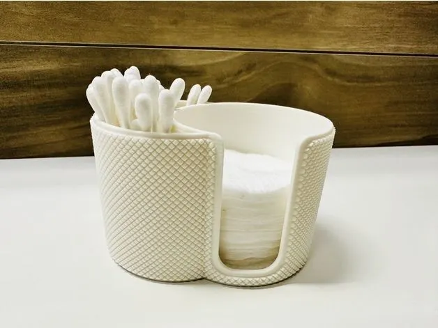 Stand for cotton swabsticks and discs