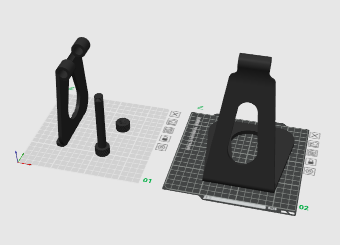 Miniatura 2 do modelo 3D Tiltable Tablet Stand with Locking System