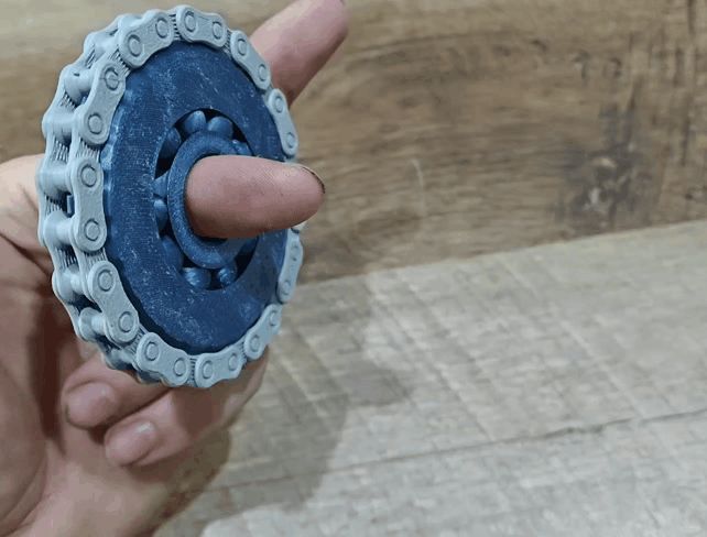 "P360" Chain and Sprocket Fidget Spinner