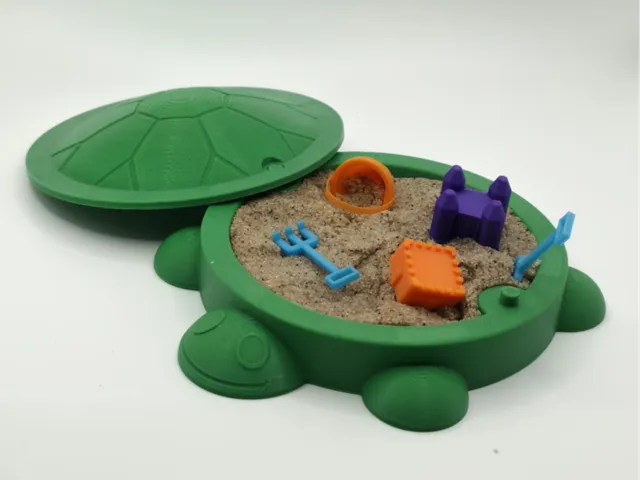 Little Tikes Turtle Mini Sandbox- DeskArt,Zen/sand