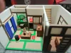 Doraemon's single-story building (Nobita's living room and hallway), with color-coded trays