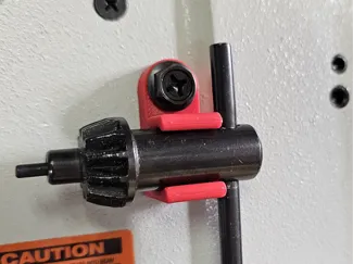 Drill Press Chuck Key Bracket (15mm/10mm O.D. key)