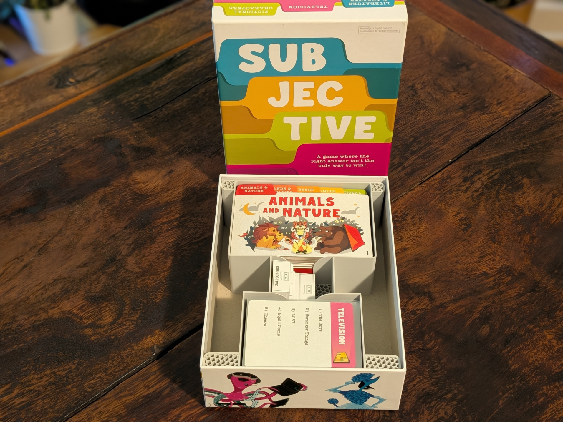 Subjective Board Game Organizer - Sleeved