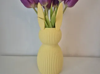 Easter bunny vase