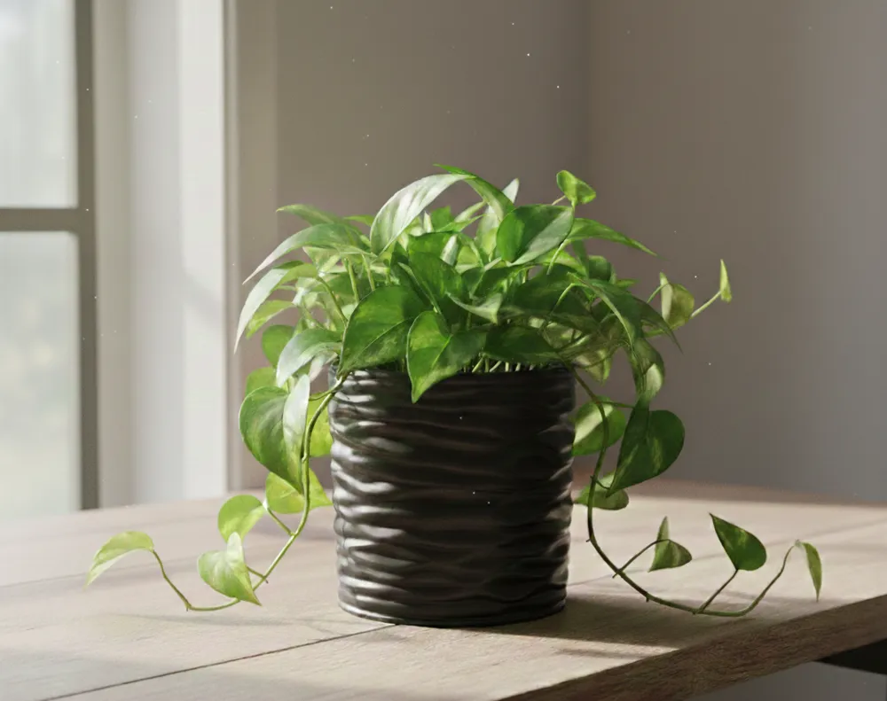 Modern Organic Wave Pot - Optimized Eco Ceramic - Free 3D Print Model ...