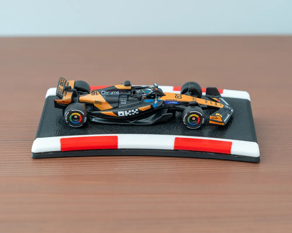 Racetrack Inspired Stand for 1:64 F1 Car (No AMS) - Free 3D Print Model ...