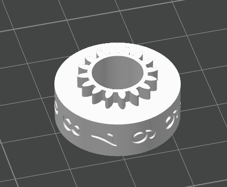 Miniatura 2 do modelo 3D 三盘旋转_图案独立_无需五金—mini摇老虎机