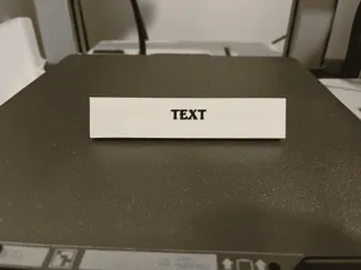 Text Plaque (Customizable!)
