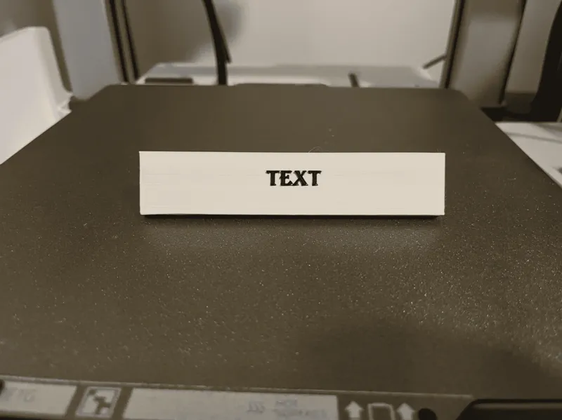 Text Plaque (Customizable!)