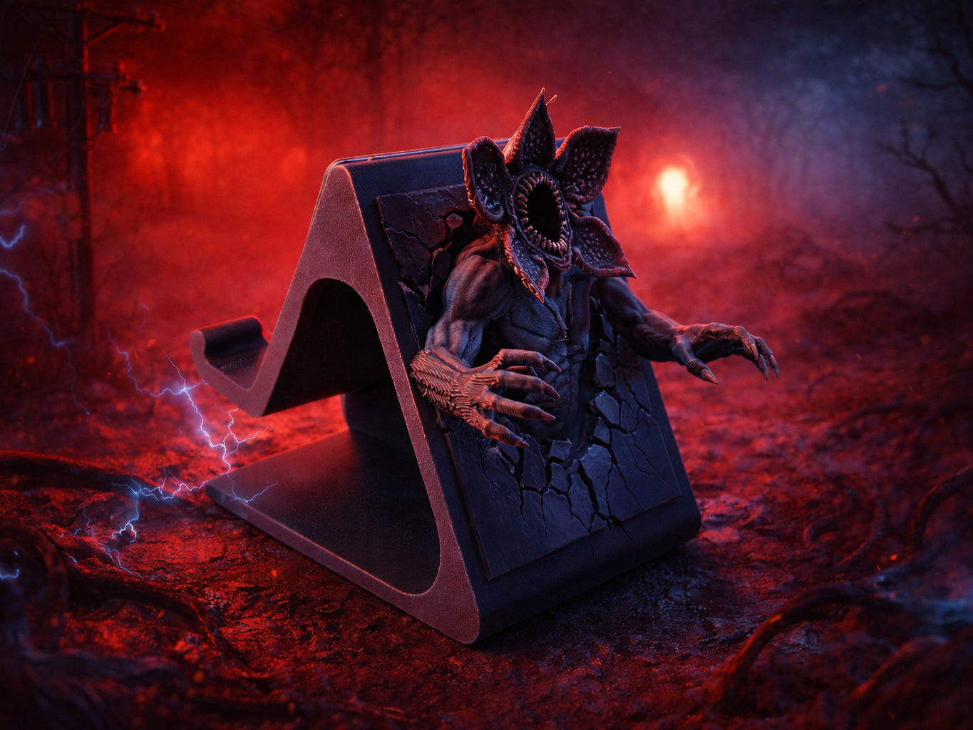 Demogorgon mobile phone holder stranger things