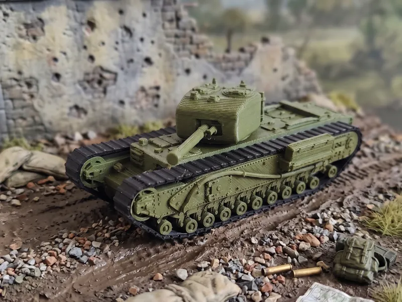 Churchill IV Tank Model 1/72