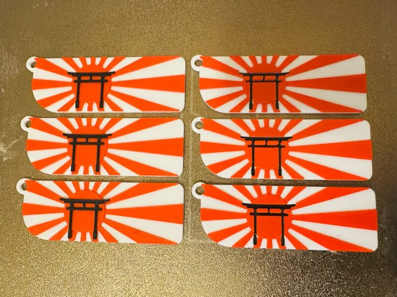 JAPAN FLAG TAG