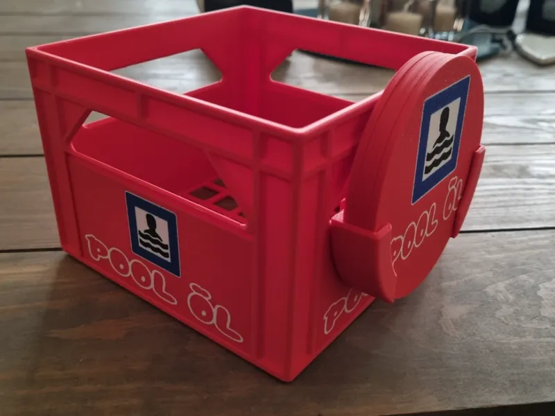 Pool Öl logo for beer crate