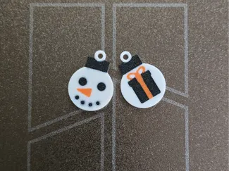 Mini Christmas Ornament Decorations 2