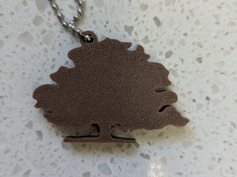 Oak Tree Keychain
