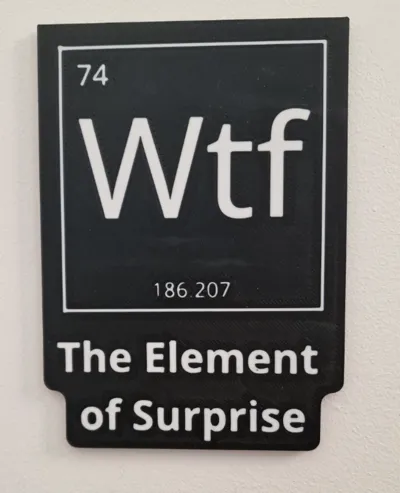 Wtf, the Element of Surprise !