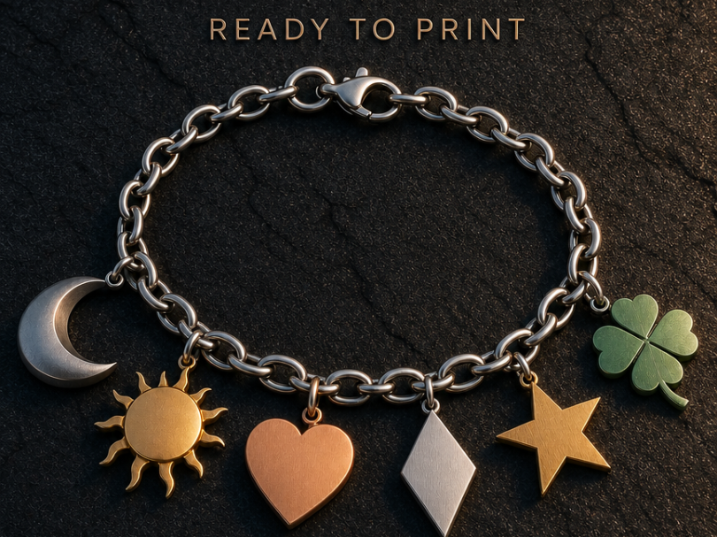 Pulsera lucky charms , amuletos de la suerte. 