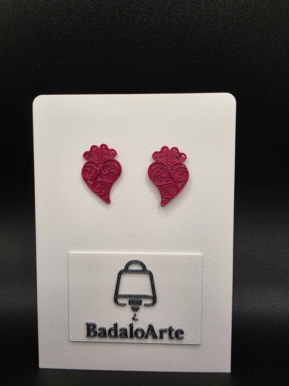 Viana Heart Earrings view 3
