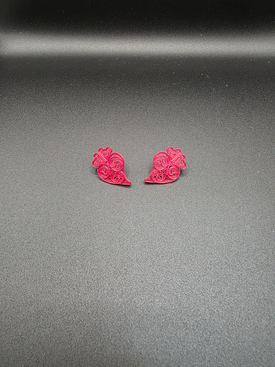 Viana Heart Earrings view 4