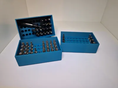 Stackable 1/4 inch Bit holder