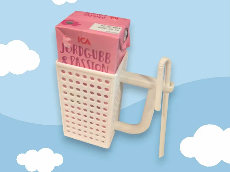 Juice box holder