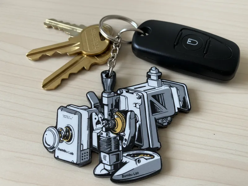 A1 Extruder T-shirt keychain