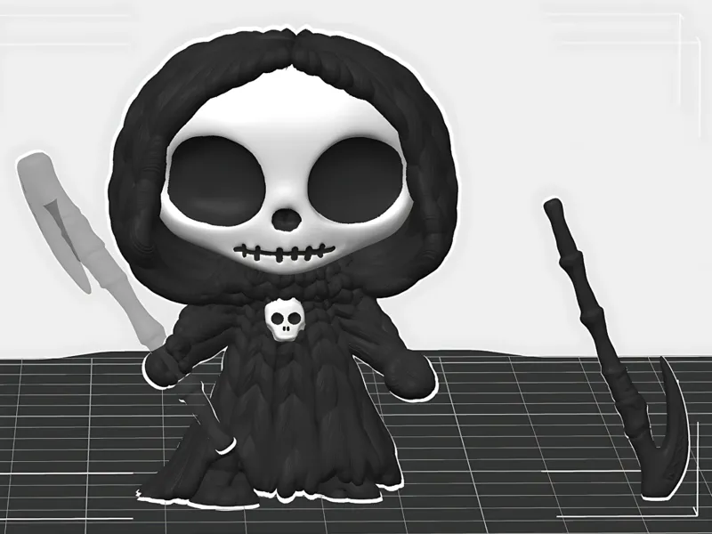 Knitted Reaper Ready To Print 