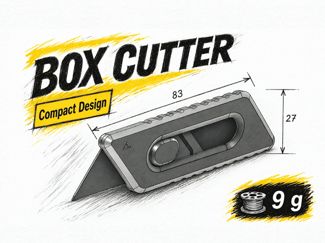Box cutter utility knife